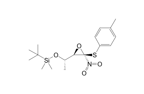 (1'S,2R,3R)-3-[1'-(tert-Butyldimethylsiloxy)ethyl]-2-(4''-methylphenylthio)-2-nitrooxirane