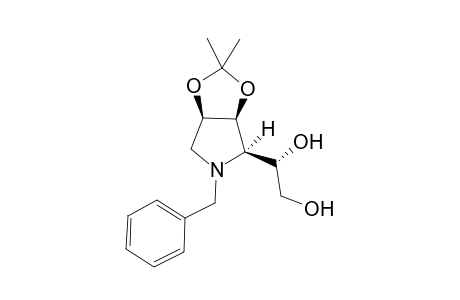 (1S)-1-[(3aS,4R,6aR)-2,2-dimethyl-5-(phenylmethyl)-3a,4,6,6a-tetrahydro-[1,3]dioxolo[4,5-c]pyrrol-4-yl]ethane-1,2-diol