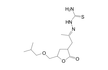 Furan, 3-[2-[2-(aminocarbonothioyl)hydrazono]propyl]tetrahydro-5-[(2-methylpropoxy)methyl]-2-oxo-