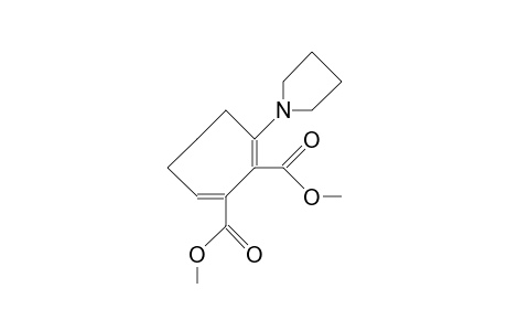 Dimethyl 3-(1-pyrrolidinyl)-cis, cis-2,7-cycloheptadiene-1,2-dicarboxylate