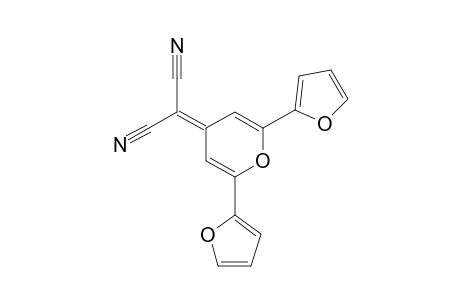 Propanedinitrile, 2-(2,6-di-2-furanyl-4H-pyran-4-ylidene)-