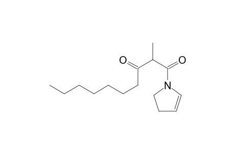 1-(2,3-dihydropyrrol-1-yl)-2-methyl-decane-1,3-dione
