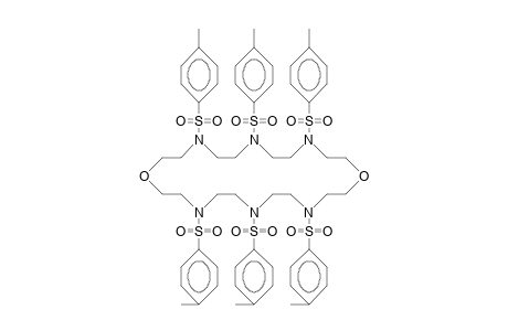 1,13-Dioxa-4,7,10,16,19,22-hexaaza-4,7,10,16,19,22-hexatosyl-cyclotetracosane