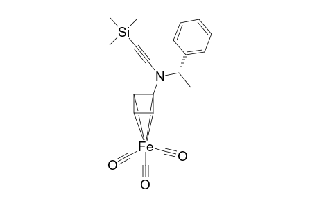 N-{Tricarbonyl[( 2'-trimethylsilylethynyl)- .eta(4).-cyclobutadien-1'-yl]ferrio}-[(S)-(-)-1-phenylethyl]amine