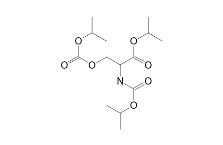 L-Serine, N,o-bis(isopropyloxycarbonyl)-, isopropyl ester