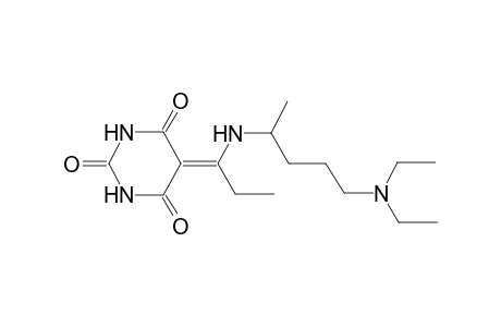 5-(1-([4-(Diethylamino)-1-methylbutyl]amino)propylidene)-2,4,6(1H,3H,5H)-pyrimidinetrione