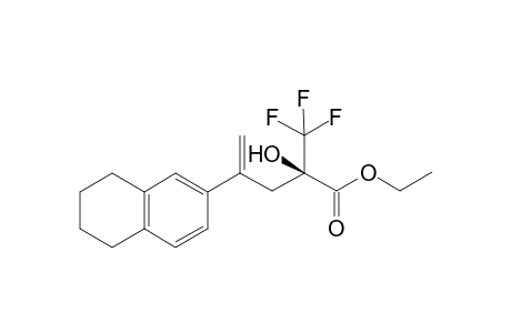 (R)-2-Hydroxy-4-(5,6,7,8-tetrahydronapthalen-2-yl)-2-trifluoromethyl-pent-4-enoic acid ethyl ester