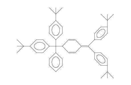 3-(Bis[4-tert-butyl-phenyl]-phenyl-methyl)-6-(bis[4-tert-butyl-phenyl]-methylene)-1,4-cyclohexadiene