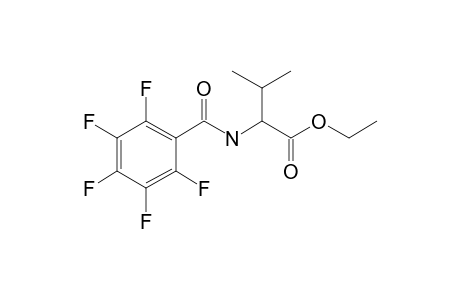 L-Valine, N-pentafluorobenzoyl-, ethyl ester