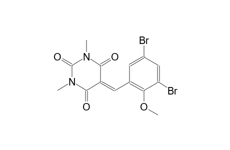 2,4,6(1H,3H,5H)-pyrimidinetrione, 5-[(3,5-dibromo-2-methoxyphenyl)methylene]-1,3-dimethyl-