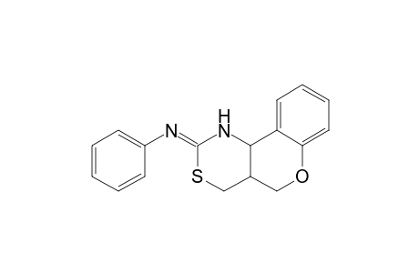 2-(Phenylimino)-1,2,3,4,4a,10b-hexahydro-5H-[1]benzopyrano[4,3-d][1,3]thiazine
