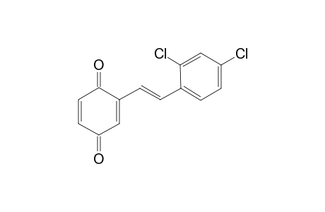 2-[2'-(2",4"-Dichlorophenylethenyl]-1,4-benzoquinone