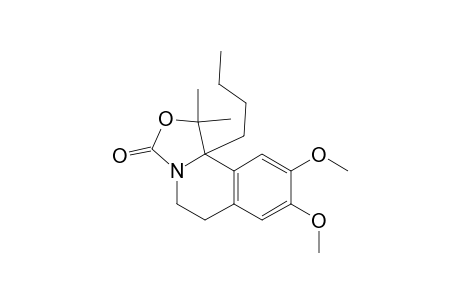 10b-n-Butyl-1,1-dimethyl-8,9-dimethoxy-1,5,6,10b-tetrahydrooxazolo[4,3-a]isoquinolin-3(2H)-one