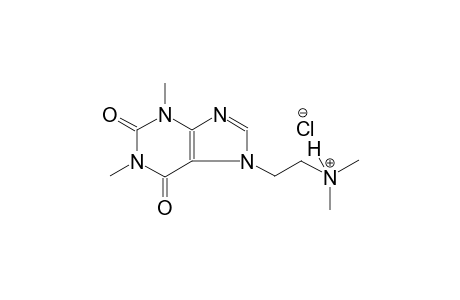 1H-purine-7-ethanaminium, 2,3,6,7-tetrahydro-N,N,1,3-tetramethyl-2,6-dioxo-, chloride