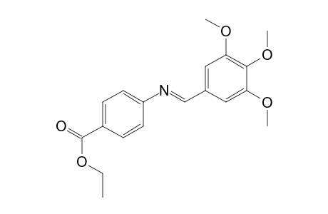 Ethyl 4-([(E)-(3,4,5-trimethoxyphenyl)methylidene]amino)benzoate