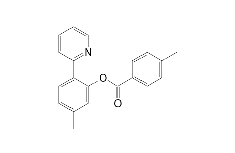 5-Methyl-2-( pyridin-2-yl)phenyl 4-methylbenzoate