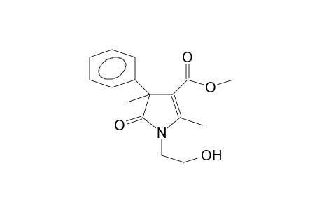Methyl 4-phenyl-N-(2-hydroxyethyl)-2,4-dimethyl-5-oxo-2-pyrrol-3-carboxylate
