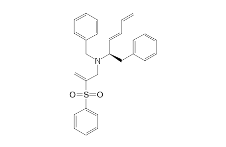 N-BENZYL-N-[(2-S)-1-PHENYL-3-E,5-HEXADIEN-2-YL]-N-[2-(PHENYLSULFONYL)-2-PROPEN-1-YL]-AMINE