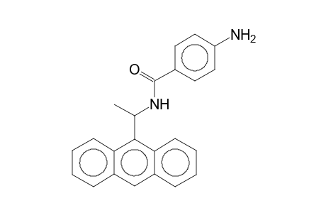 4-Amino-N-(1-anthracen-9-ylethyl)benzamide