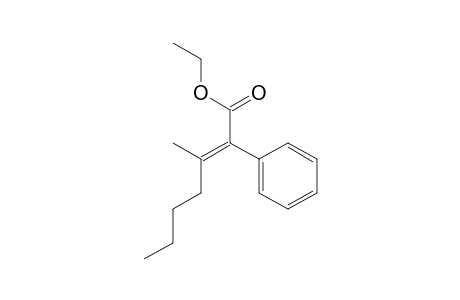 Benzeneacetic acid, .alpha.-(1-methylpentylidene)-, ethyl ester, (E)-