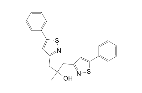 2-Methyl-1,3-bis(5-phenyl-1,2-thiazol-3-yl)propan-2-ol