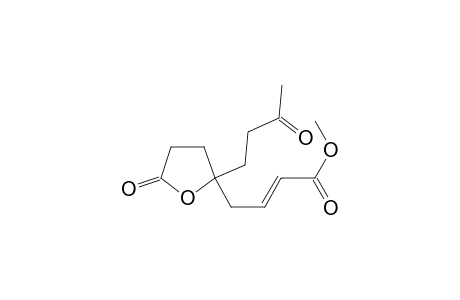 5-(3-(Methoxycarbonyl)allyl)-5-(3-oxobutyl)-2(3H)-dihydrofuranone