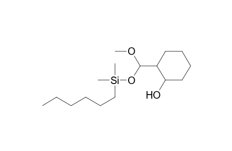 2-[(Dimethylhexylsilyloxy)methoxymethyl]cyclohexanol