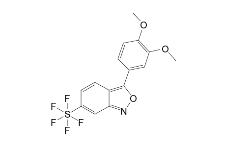 6-(PENTAFLUOROSULFANYL)-3-(3,4-DIMETHOXYPHENYL)-BENZO-[C]-ISOXAZOLE