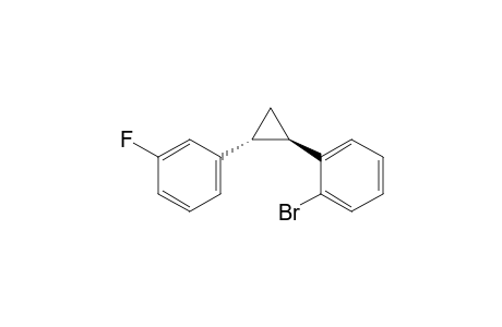 1-Bromanyl-2-[(1R,2R)-2-(3-fluorophenyl)cyclopropyl]benzene