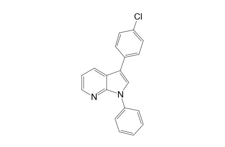 3-(4-Chlorophenyl)-1-phenyl-1H-pyrrolo[2,3-b]pyridine