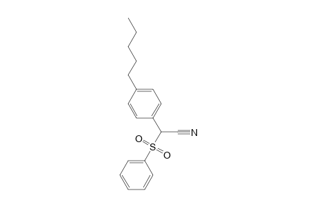 2-(4-amylphenyl)-2-besyl-acetonitrile