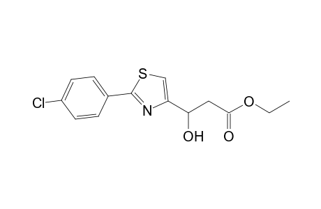Rac-Ethyl 3-(2-(4-chlorophenyl)thiazol-4-yl)-3-hydroxypropanoate