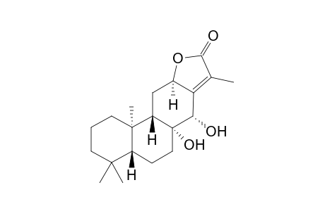 Ent-8-.alpha.,14-.alpha.-Dihydroxy-13(15)-ene-16(12-.alpha.)-abietanolide
