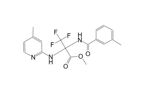 alanine, 3,3,3-trifluoro-N-(3-methylbenzoyl)-2-[(4-methyl-2-pyridinyl)amino]-, methyl ester