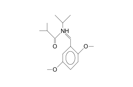 (2,5-Dimethoxy-benzylidene)-isobutyryl-isopropyl-ammonium cation