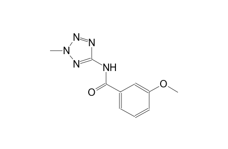 3-methoxy-N-(2-methyl-2H-tetraazol-5-yl)benzamide