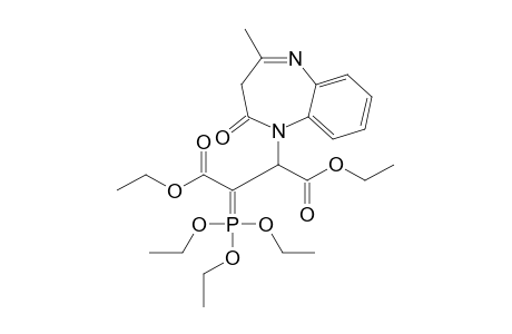 Diethyl 2-(4-methyl-2-oxo-2,3-dihydro-1H-1,5-benzodiazepin-1-yl)-3-(1,1,1-triethoxy-.lambda.-5-phosphanylidene)succinate