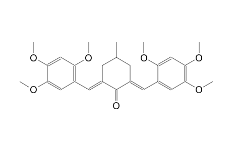cyclohexanone, 4-methyl-2,6-bis[(2,4,5-trimethoxyphenyl)methylene]-, (2E,6E)-