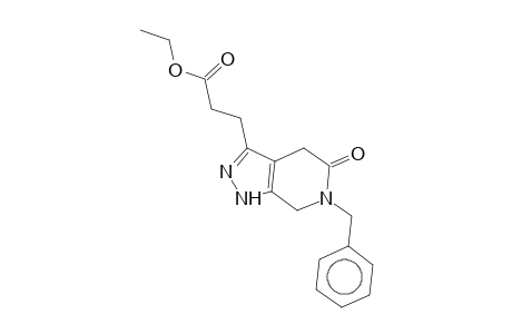 Imidazo[3,4-c]pyridin-6(3H)-on-1-propanoic acid, 4,5,6,7-tetrahydro-5-benzyl-, ethyl ester