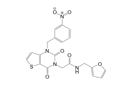 N-(2-furylmethyl)-2-(1-(3-nitrobenzyl)-2,4-dioxo-1,4-dihydrothieno[3,2-d]pyrimidin-3(2H)-yl)acetamide