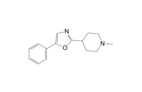 1-methyl-4-(5-phenyl-2-oxazolyl)piperidine