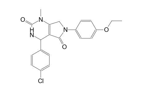 1H-pyrrolo[3,4-d]pyrimidine-2,5-dione, 4-(4-chlorophenyl)-6-(4-ethoxyphenyl)-3,4,6,7-tetrahydro-1-methyl-