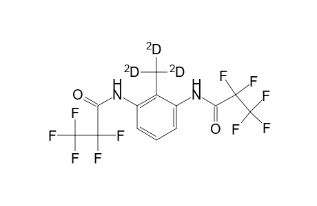 2,6-bis[(pentafluoropropiony)amino]-1-trideuteriomethylbenzene