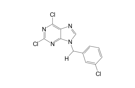 2,6-Dichloro-9-[(3'-chlorophenyl)methyl]-9H-purine