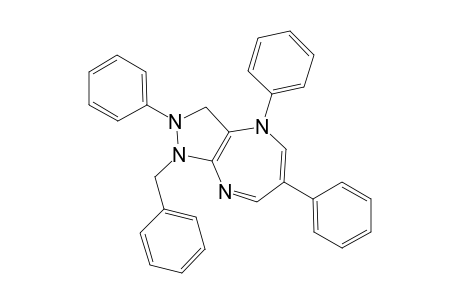 1-Benzyl-2,4,6-triphenyl-2,3-dihydropyrazolo[3,4-b][1,4]diazepine