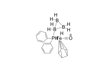 p-Diphenylferrocenylphosphinobarane complex