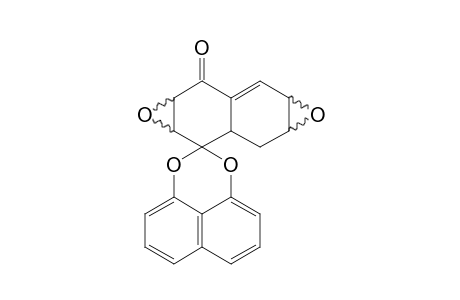 2,3;6,7-Diepoxy-spiro[octahydro-naphthalene-1,2'-naphtho[1,8-de][1,3]dioxin]-4-one