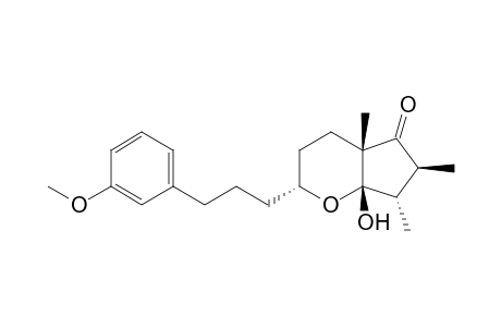 (1S,3R,6R,8S,9S)-1-Hydroxy-3-(3-m-methoxyphenylpropyl)-6,8,9-trimethyl-2-oxabicyclo[4.3.0]nonan-7-one