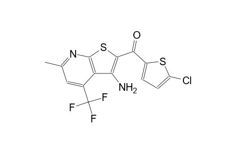 methanone, [3-amino-6-methyl-4-(trifluoromethyl)thieno[2,3-b]pyridin-2-yl](5-chloro-2-thienyl)-