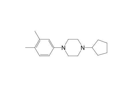 1-Cyclopentyl-4-(3,4-dimethylphenyl)piperazine
